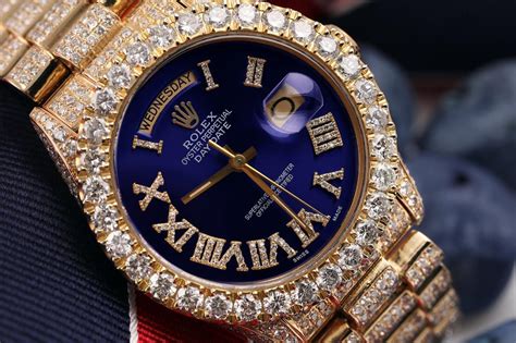 iced out watch rolex style|fully iced out rolex watch.